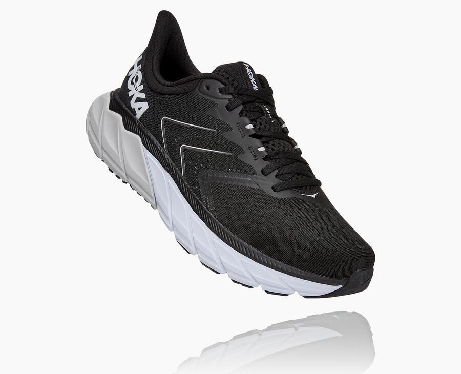 Tenis Hoka One One Masculino Pretas/Branco - Arahi 5 - 876-GJLQXN